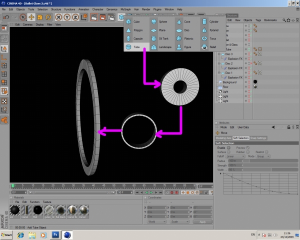 Creation of BulletGlass: Step 1